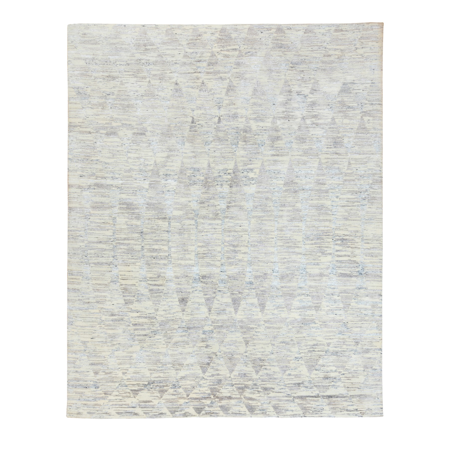 Modern & Contemporary Silk Hand-Knotted Area Rug 7'10